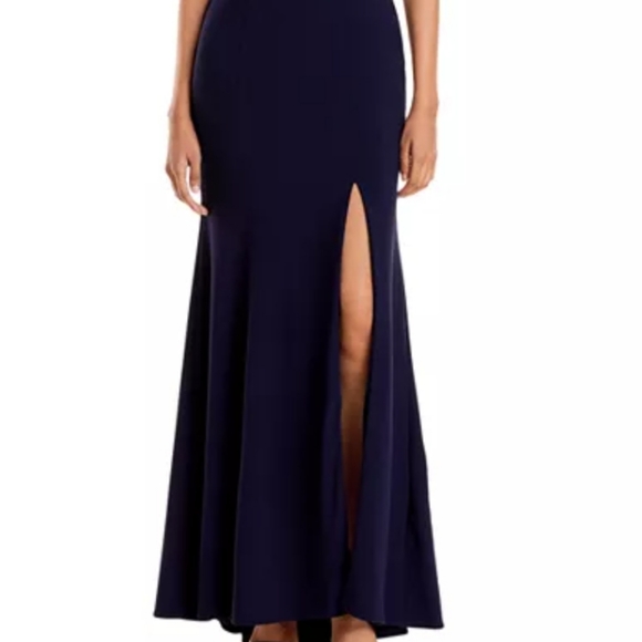 Aqua Bloomingdales Size 0 Off Shoulder Gown Dress - Picture 3 of 15